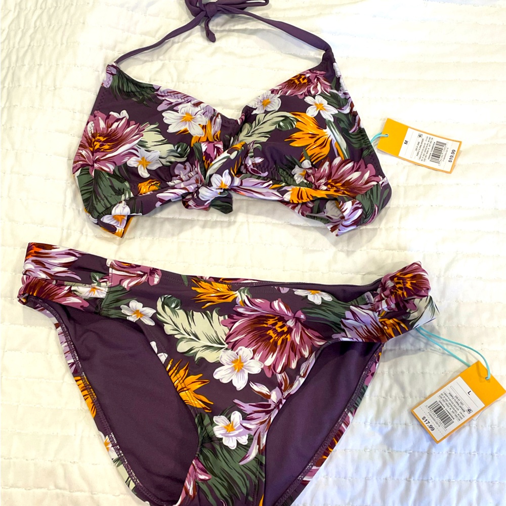 NWT - Kona Sol - Bathing Suit - TOP